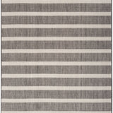 nourison positano pos03 charcoal ivory rug