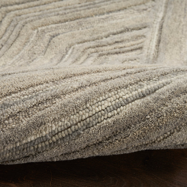 nourison graceful gru03 grey rug