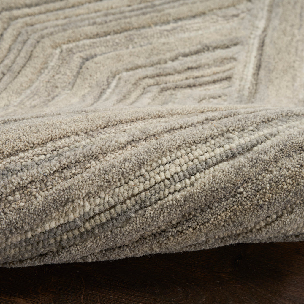 nourison graceful gru03 grey rug