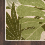 nourison aloha alh40 ivory green rug
