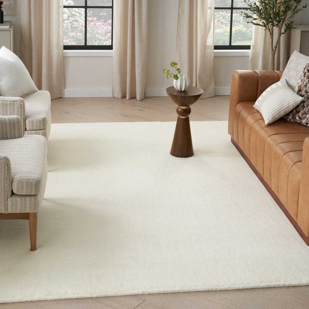nourison plush cloud plc01 ivory rug