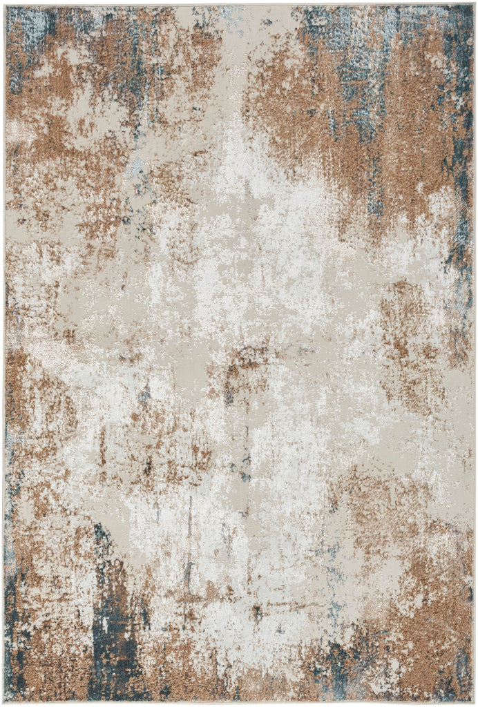 nourison glitz glz06 taupe multi rug