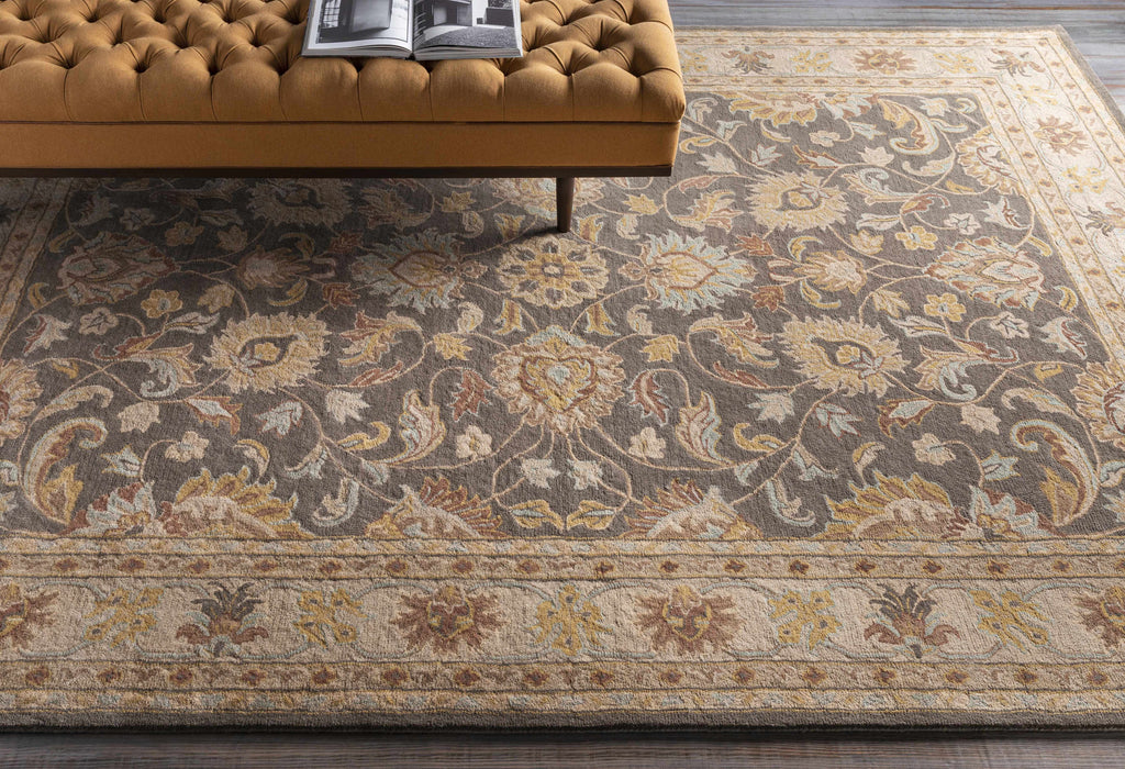 Hauteloom Tranquillity TRANQ Charcoal Hand Tufted Wool Rug