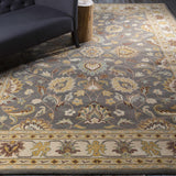 Hauteloom Tranquillity TRANQ Charcoal Hand Tufted Wool Rug