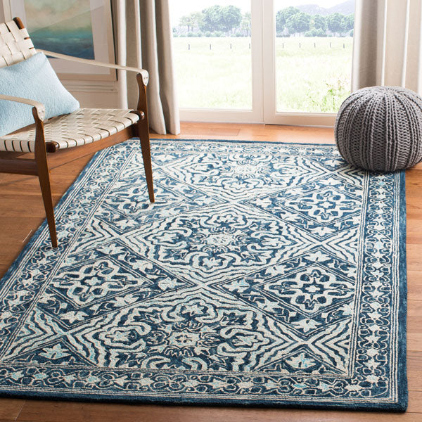safavieh clearance trace trc507n navy rug