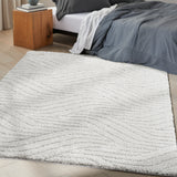 nourison surfaces sfc01 silver grey rug
