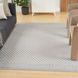 nourison care free caf02 light grey rug