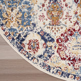 nourison grafix grf31 blue multicolor rug