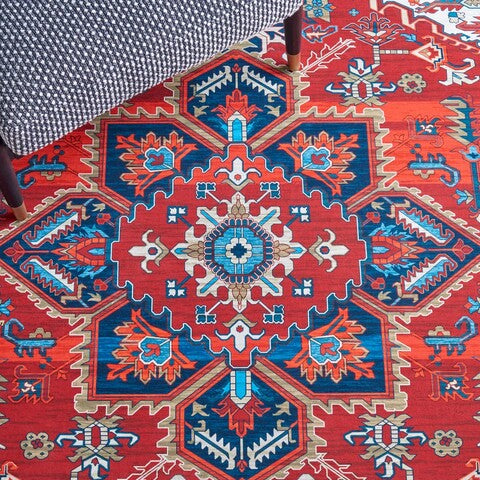 safavieh clearance tucson tsn101q red rug