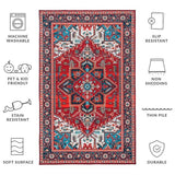 safavieh clearance tucson tsn101q red rug