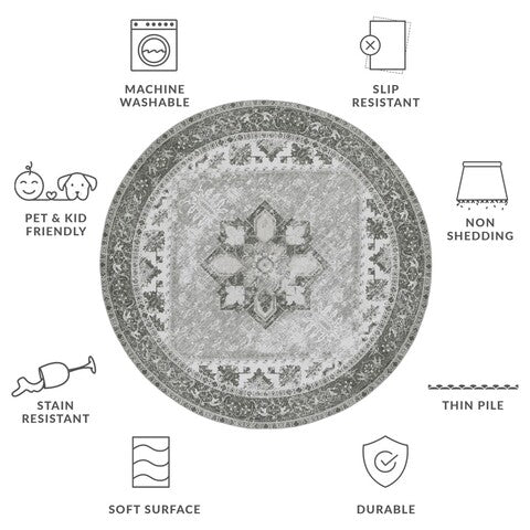 Safavieh Clearance Tucson TSN102F Grey Rug