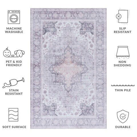 safavieh clearance tucson tsn105w light purple rug