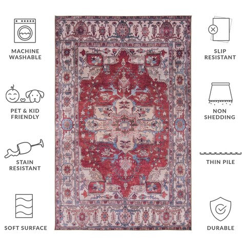 safavieh clearance tucson tsn106q red rug