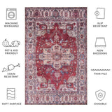 safavieh clearance tucson tsn106q red rug