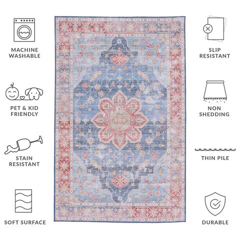 safavieh clearance tucson tsn110m blue rug