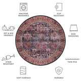 safavieh clearance tucson tsn114p rust rug