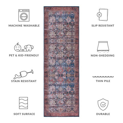 safavieh clearance tucson tsn124n navy rug