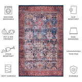 safavieh clearance tucson tsn124n navy rug