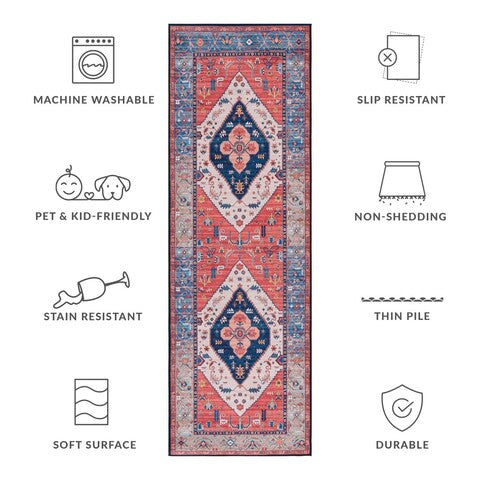 safavieh clearance tucson tsn133p rust rug