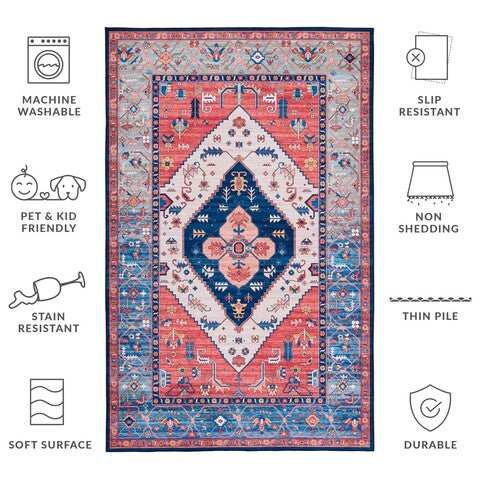 safavieh clearance tucson tsn133p rust rug