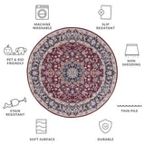safavieh clearance tucson tsn135q red rug