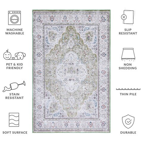 safavieh clearance tucson tsn136y green rug