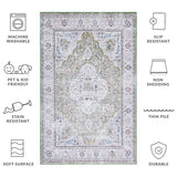safavieh clearance tucson tsn136y green rug