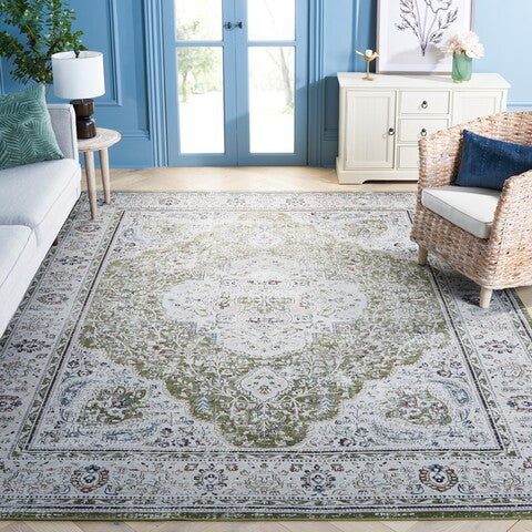 safavieh clearance tucson tsn136y green rug