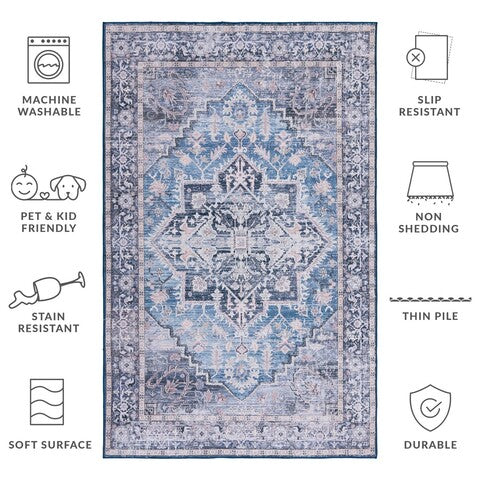 safavieh clearance tucson tsn137m blue rug