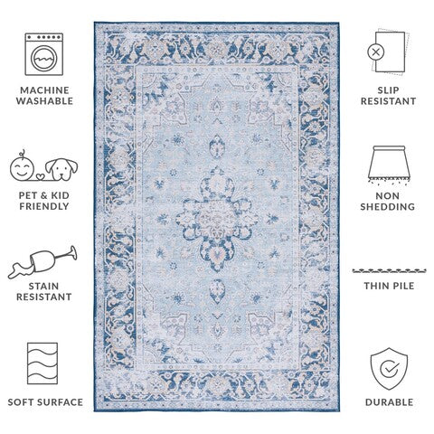 safavieh clearance tucson tsn147m light blue rug