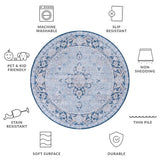 safavieh clearance tucson tsn147m light blue rug