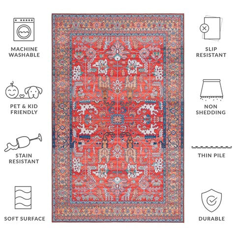 safavieh clearance tucson tsn152p rust rug