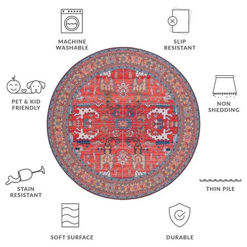 safavieh clearance tucson tsn152p rust rug