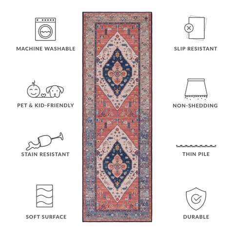 safavieh clearance tucson tsn153p rust rug