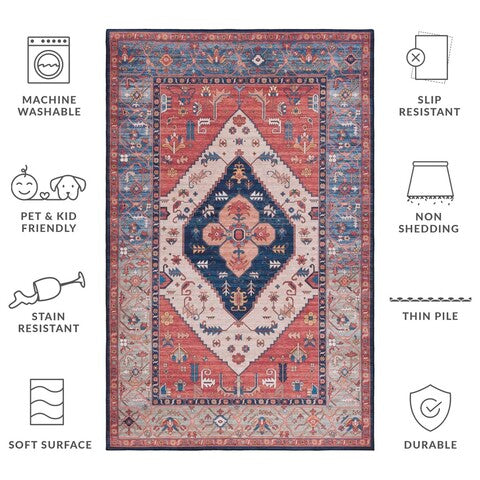 safavieh clearance tucson tsn153p rust rug