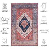 safavieh clearance tucson tsn153p rust rug