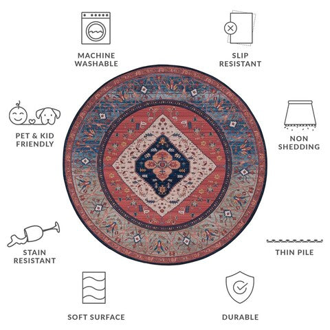 safavieh clearance tucson tsn153p rust rug