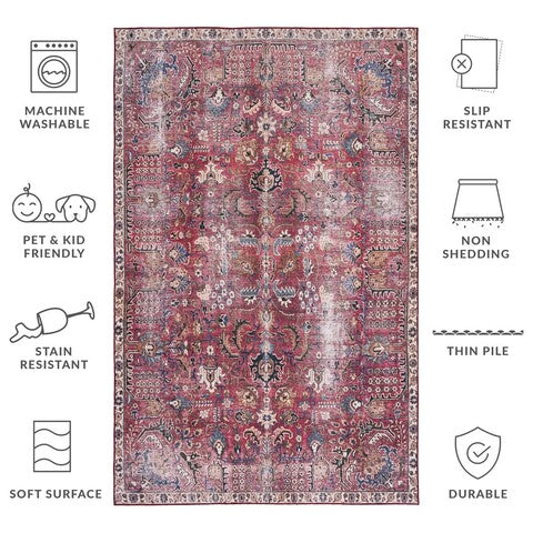 safavieh clearance tucson tsn174q red rug