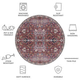 safavieh clearance tucson tsn174q red rug