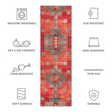 safavieh clearance tucson tsn189p rust rug