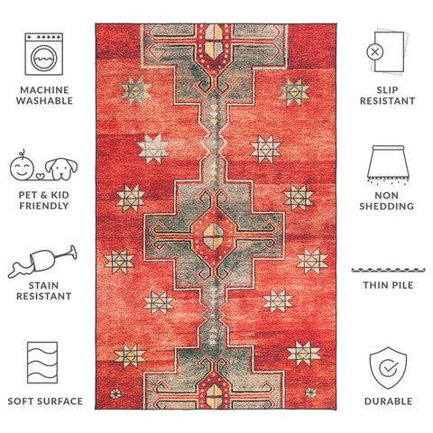 safavieh clearance tucson tsn189p rust rug