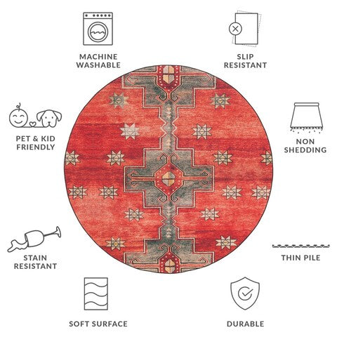 safavieh clearance tucson tsn189p rust rug