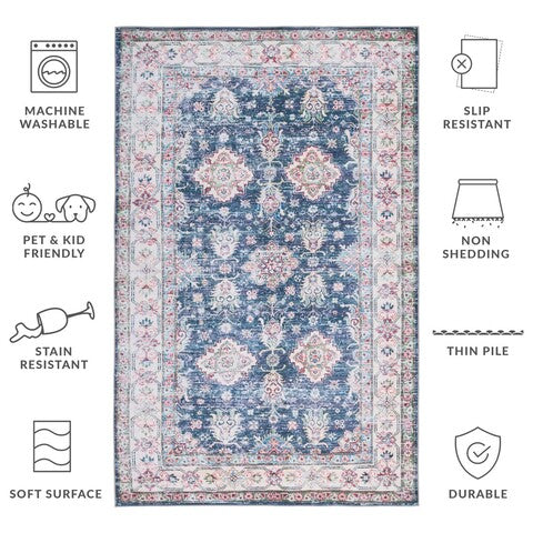 safavieh clearance tucson tsn196n navy rug