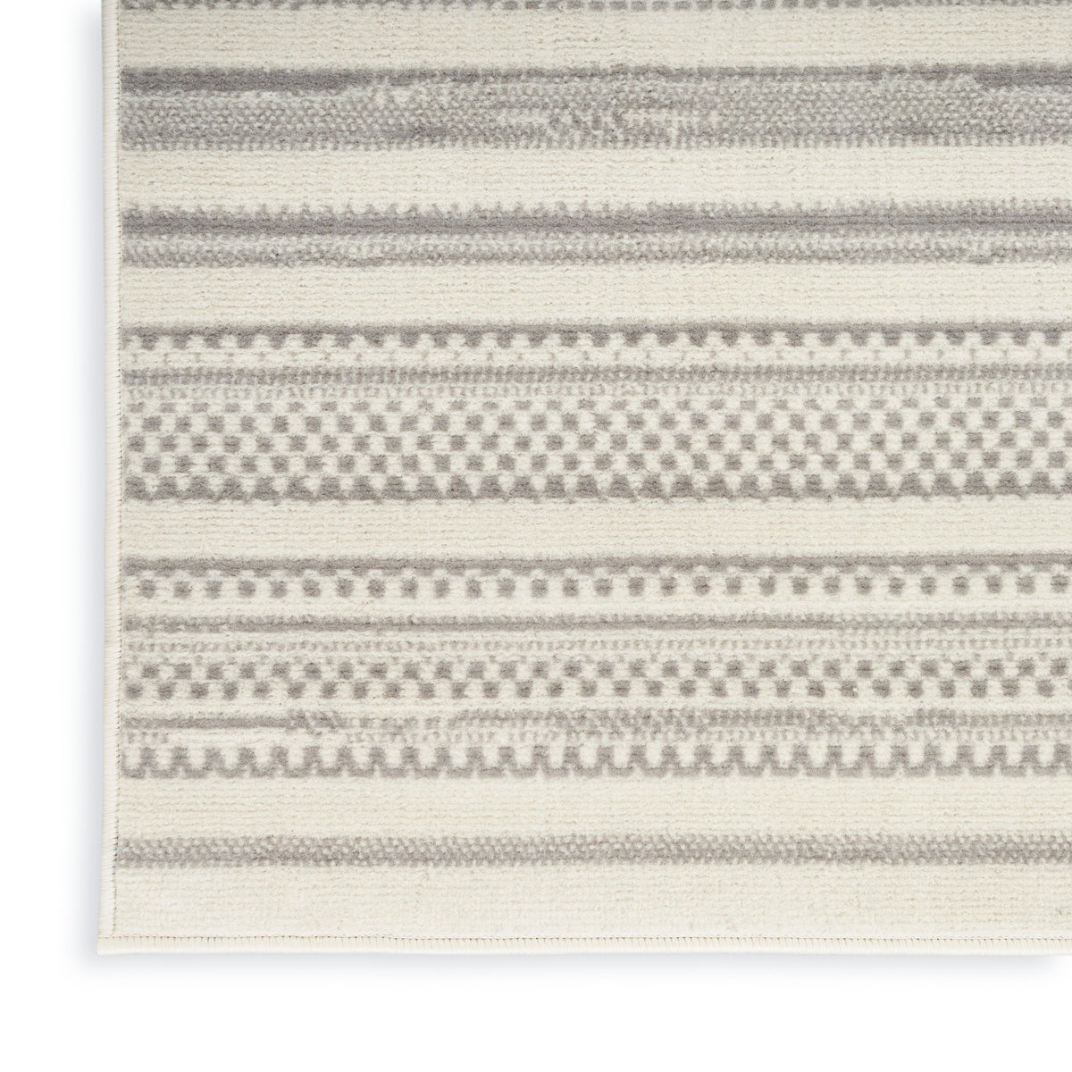 nourison grafix grf41 ivory grey rug