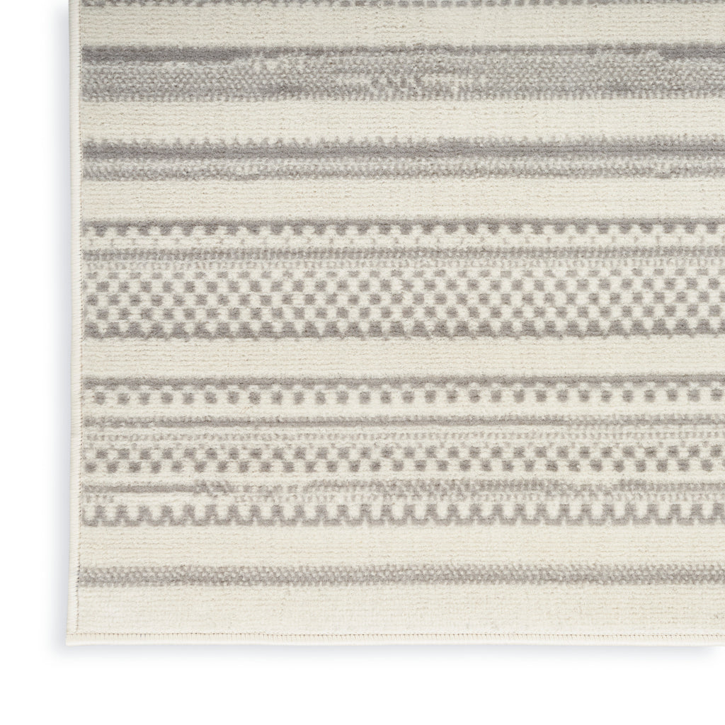 nourison grafix grf41 ivory grey rug