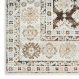 nourison dekor dek02 ivory brown rug