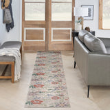 nourison nourison washables nwb06 cream multicolor rug