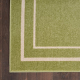 nourison nourison essentials nre02 green ivory rug