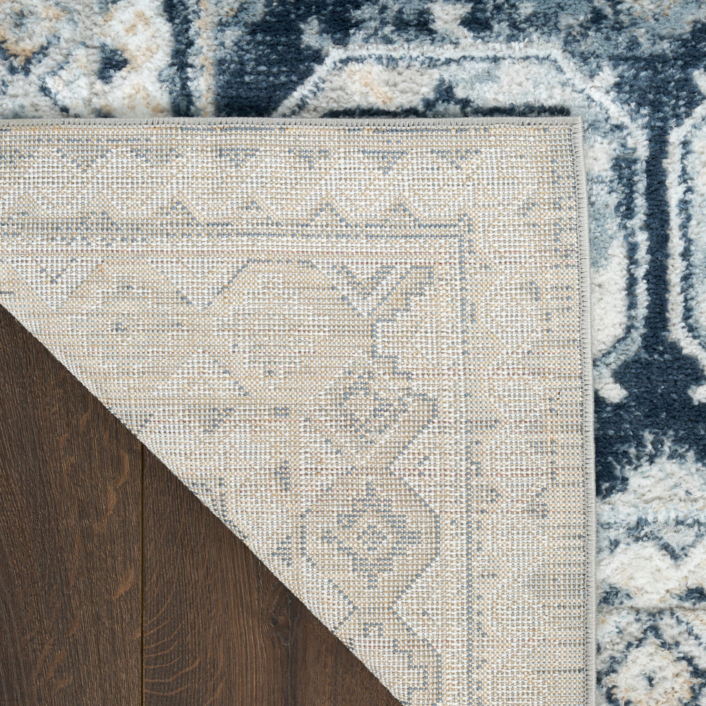 nourison dekor dek01 grey navy rug