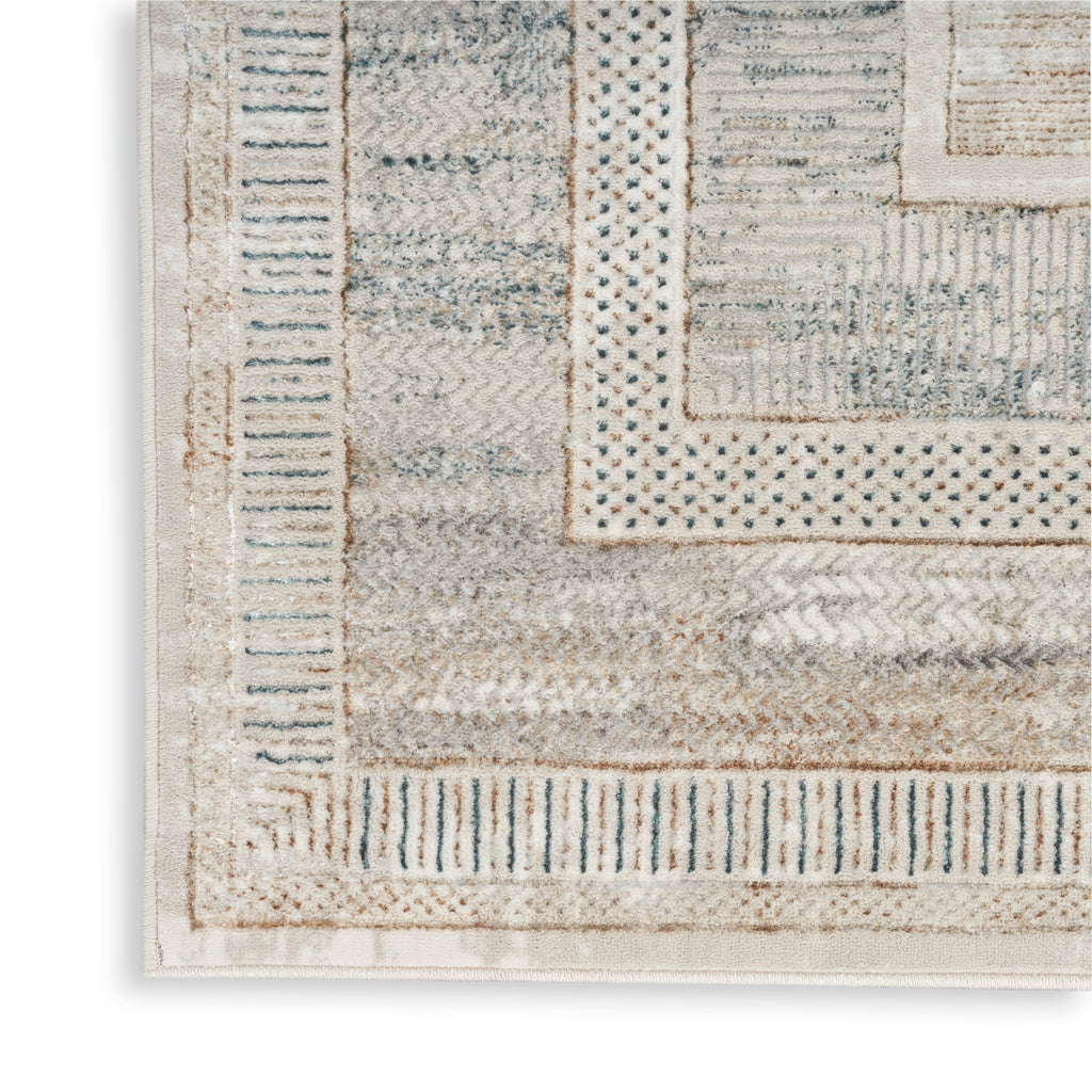 nourison glitz glz07 ivory multicolor rug